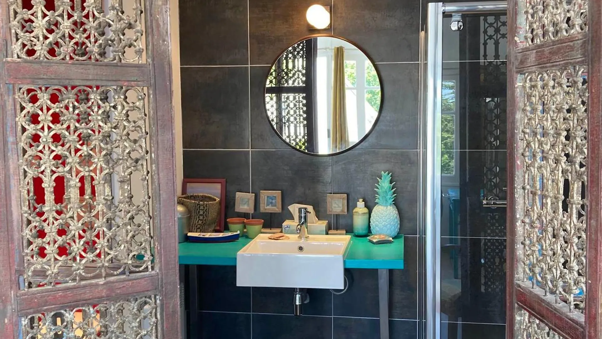 Villa Boheme Chic A Sauzon Avec Vue Mer Et Wifi - Fr-1-418-174 Holiday home