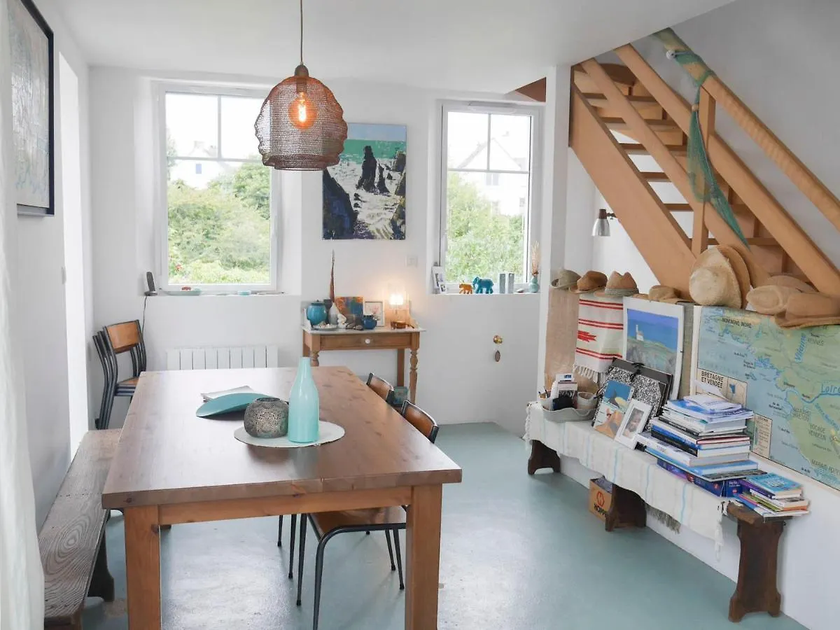 Villa Boheme Chic A Sauzon Avec Vue Mer Et Wifi - Fr-1-418-174 France