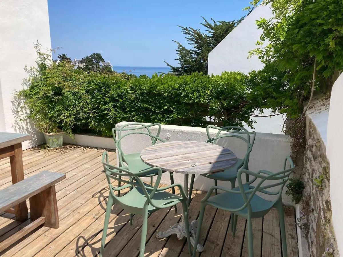 Villa Boheme Chic A Sauzon Avec Vue Mer Et Wifi - Fr-1-418-174 Holiday home