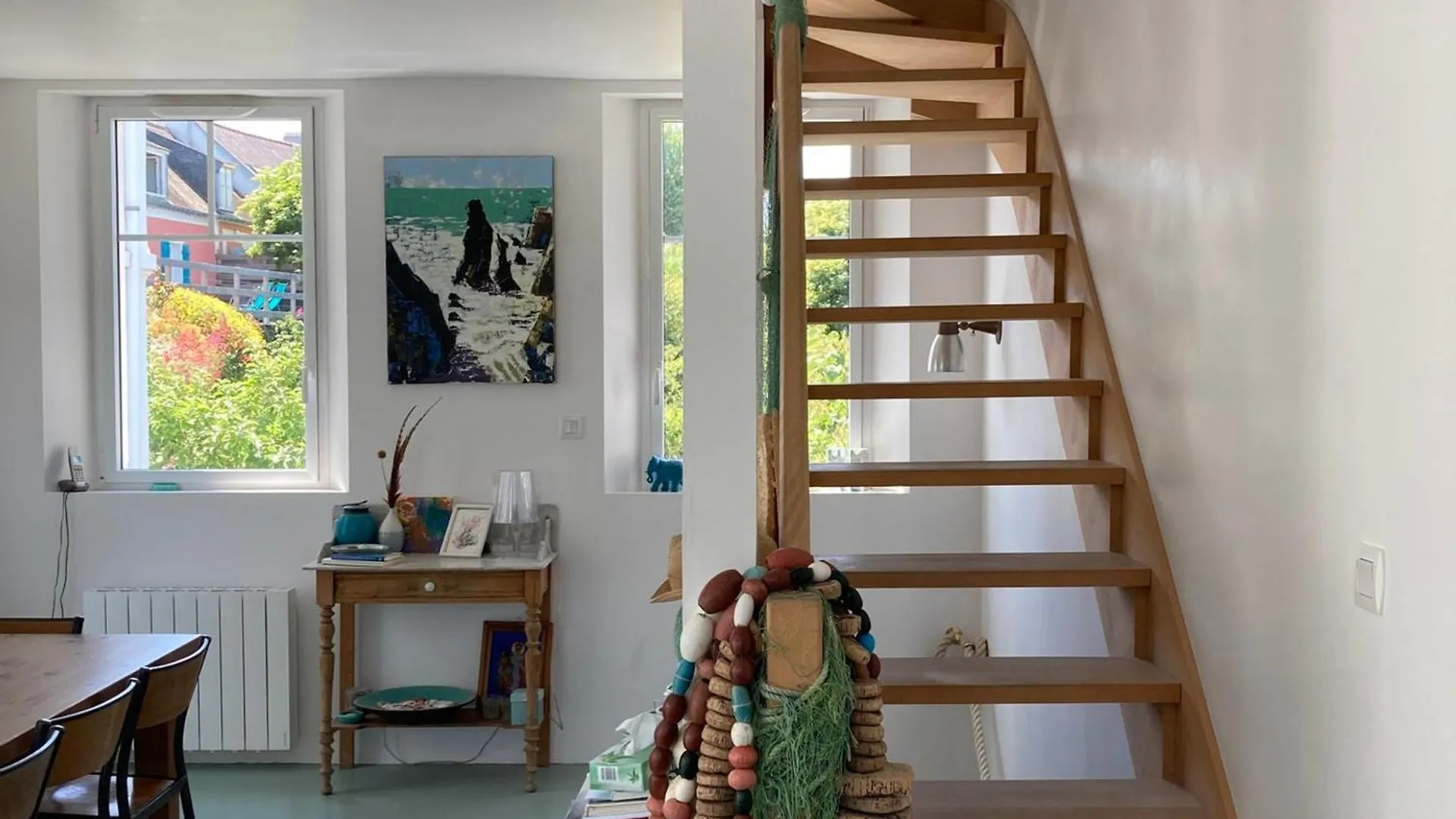 Villa Boheme Chic A Sauzon Avec Vue Mer Et Wifi - Fr-1-418-174 France